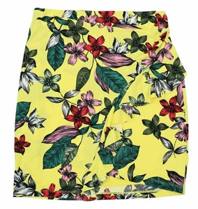 Minifalda Guess Estampado Floral Colección Marin Volantes Dobladillo Talla L Nueva con Etiquetas Amarilla - Imagen 1 de 1