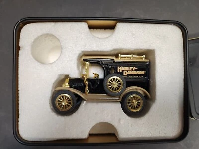 Harley-Davidson 1913 Ford Modelo T Van Dime Bank, 1:43 edición limitada en caja de hojalata Foto 1 de 4