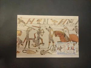 MAXIMUMKARTE - JERSEY - BAYEUX TEPPICH - 1987. - Bild 1 von 2