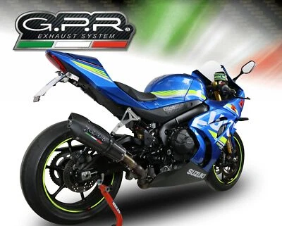 Suzuki GSXR 1000 /R 2017-2018 Terminale Scarico GPR GPE CF Omologato Exhaust Foto 1 de 4