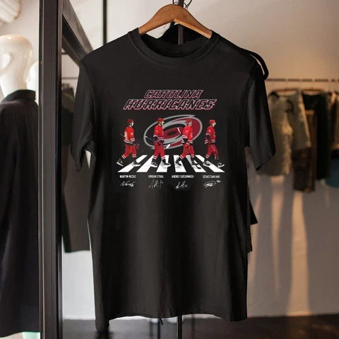 SALE!! Carolina Hurricanes Hockey Team Road 2023 Shirt Unisex Cotton S-3XL Cover