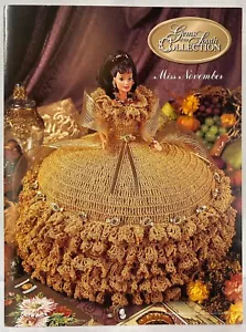Annies Attic Gems of the South Crocheted Pattern Miss November Vintage 11” Doll - Picture 1 of 3