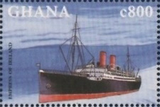 Ghana #SG2679 MNH 1998 World Ocean Empress Ireland [2036a Mi2753]