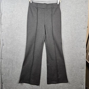 Quince Women's Ultra Stretch Ponte Flare Leg Charcoal Pants Size L/32 NEW - Picture 1 of 16