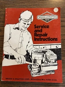 Vintage Briggs & Stratton Original Service and Repair Instructions Manual 270962 - Picture 1 of 7