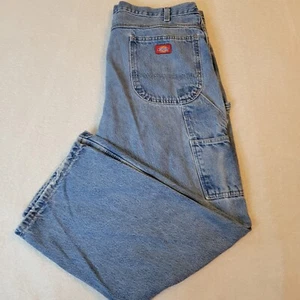 Dickies Y2K Carpenter Jeans Men's 40x30 Skater Grunge Distressed Baggy - Picture 1 of 15