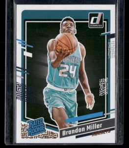 Donruss #226 Brandon Miller Charlotte Hornets novato 2023-24 - Imagen 1 de 2