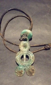 Han Dynasty Bronze Figural Pendant - Picture 1 of 11