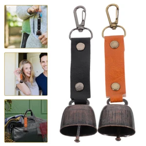 2 Pcs Bell Pendant Outdoor Survival Small Bells Bear for Anti-bear - Picture 1 of 12
