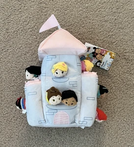 Neu Disney Micro Tsum Tsum Prinzessinnen + Plüschschloss TOLLES WEIHNACHTSGESCHENK! - Bild 1 von 9