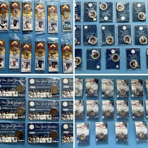 NY YANKEES SEALED CHARMS LOT OF 76-BABE RUTH, LOU GEHRIG, DEREK JETER, TY COBB - Picture 1 of 7