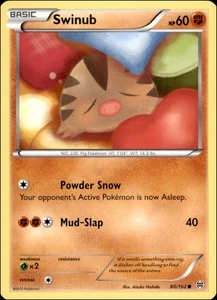 Pokemon - Swinub #80/162 - XY - DURCHBRUCH Common - Bild 1 von 2