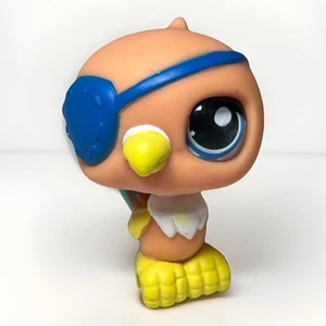 LPS Littlest Pet Shop #882 Parrot Bird W/ Eye Patch Toy Figure - Picture 1 of 4