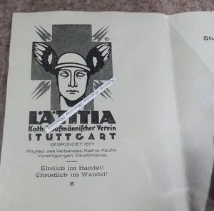 STUTTGART, Rechnung Beleg Laetitia Stuttgart - Bild 1 von 2