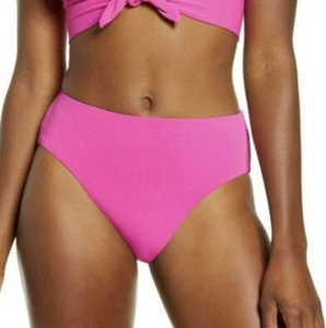 Robin Piccone Ava High Waist Bikinihose Gr. Medium Neu ohne Etikett Einzelhandel: $ 82 - Bild 1 von 6
