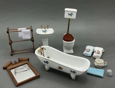 Dolls House Bathroom Suite With Accessories  (SAF/19) - Изображение 1 из 4