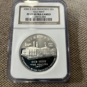 2006-S Old San Francisco Mint Silver Dollar NGC PF-69 Ultra Cameo #22-090 - Picture 1 of 4