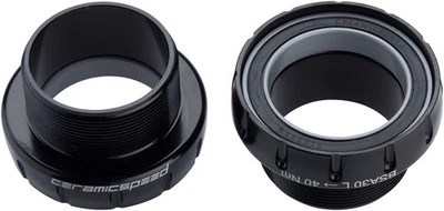 CeramicSpeed Coated BSA MTB Bottom Bracket for 30mm Spindles | Low Friction, - Image 1 of 3