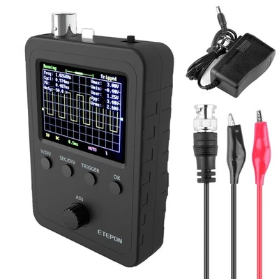 Kit Osciloscopio Digital con Sonda de Cable BNC-Clip con Fuente de Alimentación, (Montaje... Foto 1 de 4