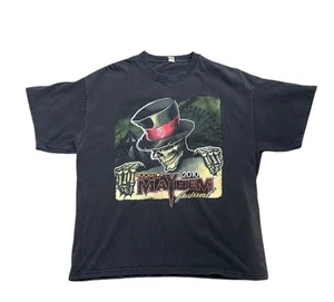 Mayhem Festival Concert Tee 2010 XL Rockstar T-Shirt Rob Zombie Korn Black READ - Picture 1 of 10