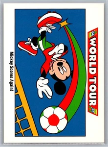 Impel Disney #184 1991 Mickey Scores ¡Otra vez! World Tour - Imagen 1 de 2