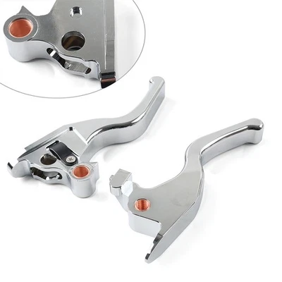 Palancas de embrague de freno plateadas de 5,9" para Harley Davidson Street Bob FXBB Softail 114 Foto 1 de 4