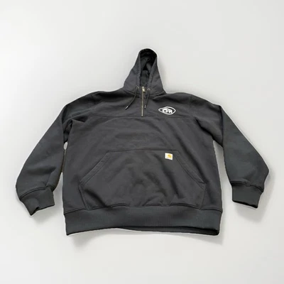 Sudadera con Capucha Pesada Carhartt Calce Suelto Rain Defender L Nueva Sin Etiquetas Logo de la Compañía Foto 1 de 4