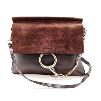 NO TARIFF Chloe Shoulder Bag Brown Leather 4494544 - Image 1 of 4