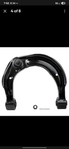 Pair Front Upper Control Arms w/Ball Joints for Hyundai Azera Sonata Kia Amanti - Picture 1 of 3