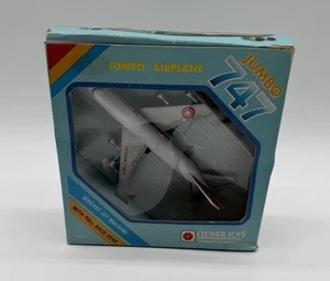 Clover Toys Vintage 747 Jumbo Air Canada Druckguss Flugzeug Rückzug Ausrüstung 6" NEU - Bild 1 von 9