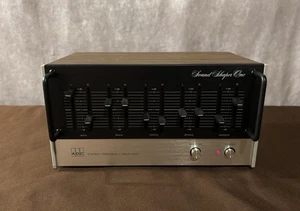 Ecualizador de sonido ADC SS-1 One diez frecuencias chapa de vinilo de nogal finales de 1970 - Imagen 1 de 19