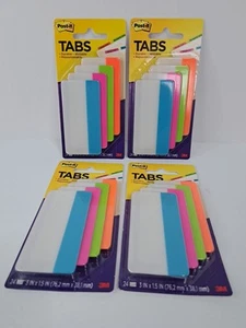 Schede di archiviazione post-it 3” x 1,5” 4 confezioni da 24 ciascuna NUOVE - Foto 1 di 3