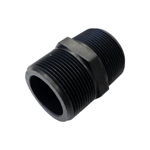 Banjo Short Poly Nipple Pipe Fitting 1-1/2" - NIP150-SH - Picture 1 of 5