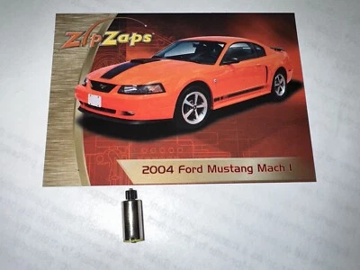 Vintage Zip Zaps Micro RC RED   2004 Ford Mustang MACH 1   CARD   ONLY + M. RARE - Image 1 of 4