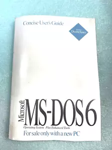 RARE VINTAGE NEW SEALED UNOPENED MICROSOFT MS-DOS 6 WITH COA 1.44MB DISC RM4-SW1 - Picture 1 of 3