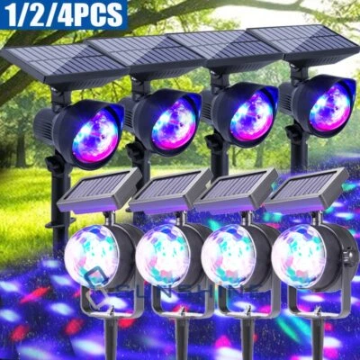 360° Proyector Solar Luces Navideñas Foco de Navidad Para Casa El Hogar Exterior - Image 1 of 4