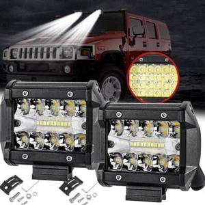 4"Inch 60W 20LED Work Light Flood SpotCombo Off-road DrivingFog Lamp Boat SU _yi - Picture 1 of 9