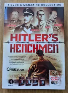 Hitlers Henchmen 4 DVD & Magazine Collection | Discovery Civilization NEW Sealed - Picture 1 of 2
