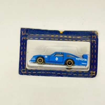 **SÚPER RARO** Coches de bolsillo Tomy 1986 Toyota Celica Turbo azul (en paquete blister) Foto 1 de 2