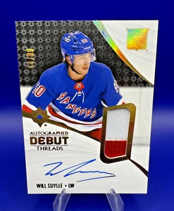 Will Cuylle 2023-24 UD Ultimate Patch Auto 🔥Autographed Debut Threads /99🔥 - Picture 1 of 2