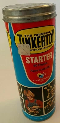 VINTAGE 1978 TINKERTOY STARTER SET 66 PIECES-NO.5116  - Image 1 of 4