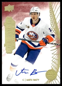 2022-23 UD Premier Gold Aatu Raty Rookie Auto New York Islanders #136 - Picture 1 of 2