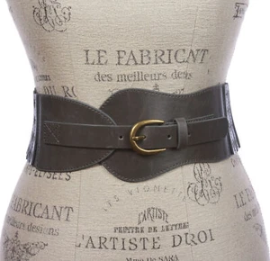 Women's 3" Wide High Waist Fashion Stretch Belt - Picture 1 of 24