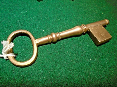 LLAVE BROCA DE LATÓN 4 3/8" EN BLANCO con BROCA CÓNICA - PERFECTA PARA CERRADURAS DE LLANTA ANTIGUAS (33094) Foto 1 de 4