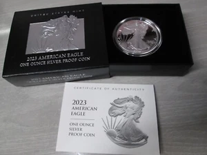 2023 US Mint American Eagle Proof Silver 1 Ounce Coin - Picture 1 of 3