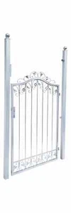 Puerta De Jardín Monaco-GT100/140S Con Poste Galvanizado - Imagen 1 de 12