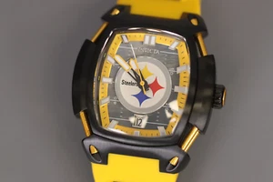 INVICTA NFL Pittsburgh Steelers Lady 40mm Aluminum, Silicone, Black, Yellow - Picture 1 of 6