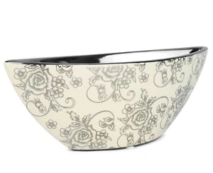 Blumenvase Tischvase Tischdeko Hochzeit Keramikvasen weiß - Bild 1 von 2