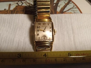 Hamilton 14k gold Filled  w/10k Filled top Bracelet run's - Picture 1 of 8