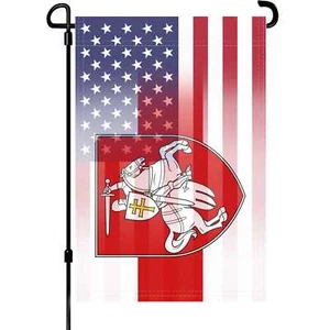 Bandiera bielorussa Pahonia American Garden 3x5 piedi - occhielli 100% poliestere e ottone - Foto 1 di 8